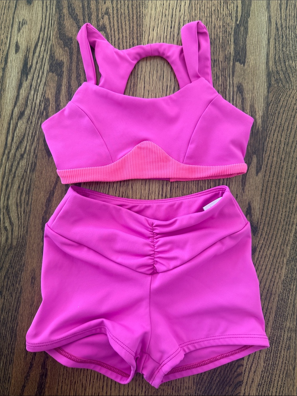 Girls' tiger Friday Pink Two-Piece set child size medium